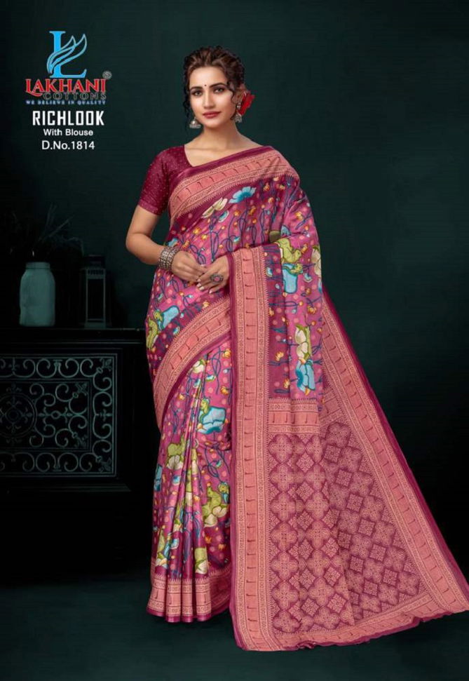 Rich Look Vol 18 By Lakhani Cotton Printed Saree Wholesale Clothing Suppliers In India
